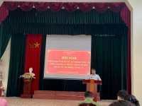 Đồng chí Nông Tuấn Phong - Tỉnh ủy viên, Giám đốc Sở Y tế phát biểu khai mạc Hội nghị.